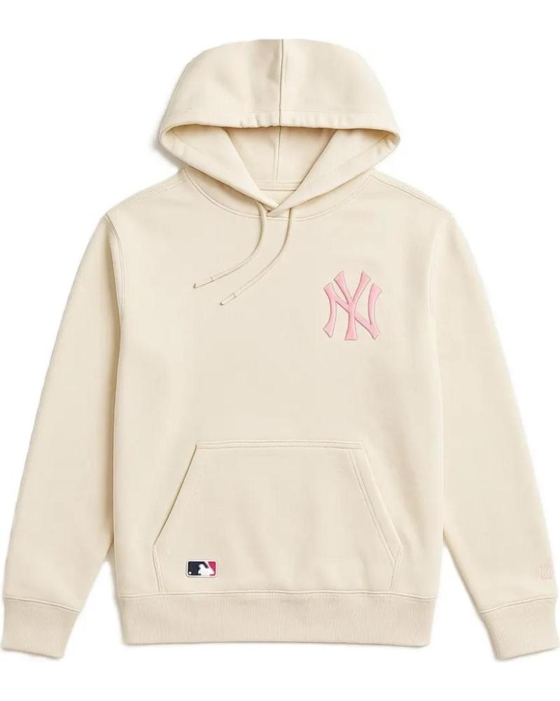 NEW ERA SUDADERA NEW ERA NEW YORK YANKEES NY MLB BEIGE 1