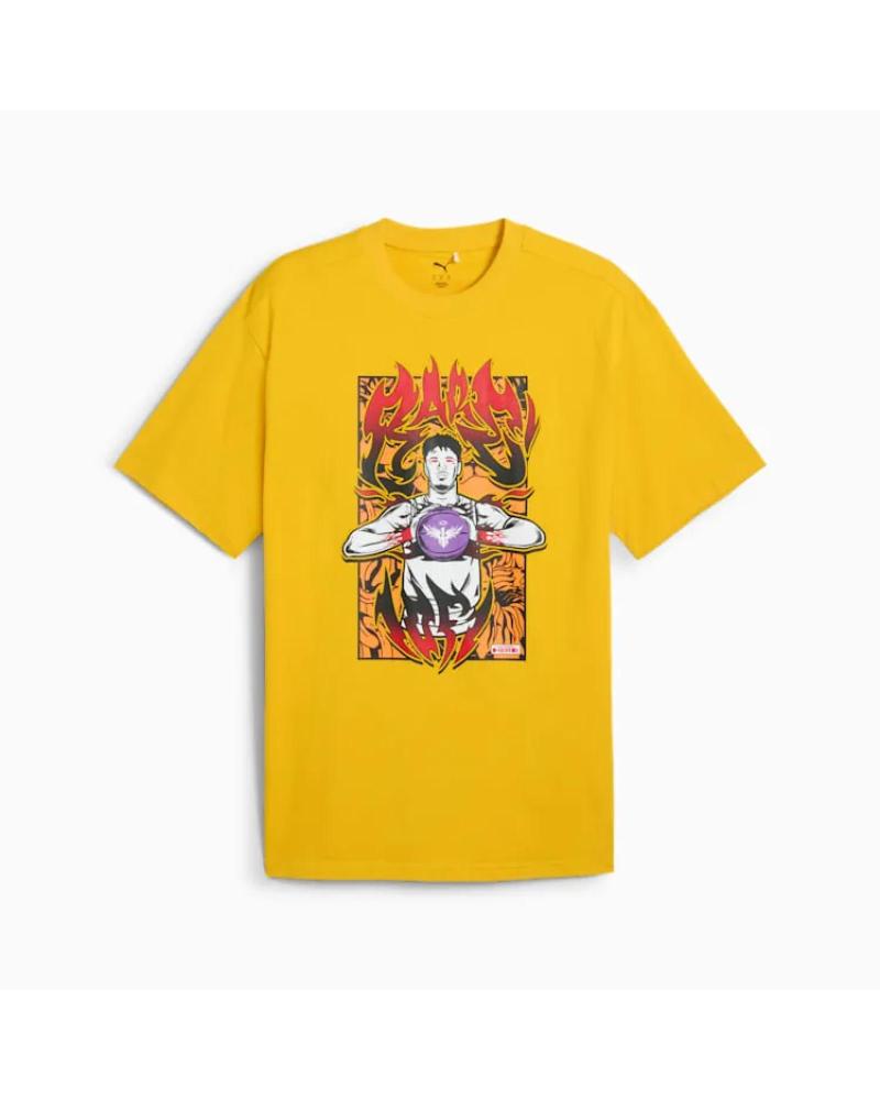 PUMA CAMISETA PUMA MELO PHOENIX HOMBRE AMARILLA 1