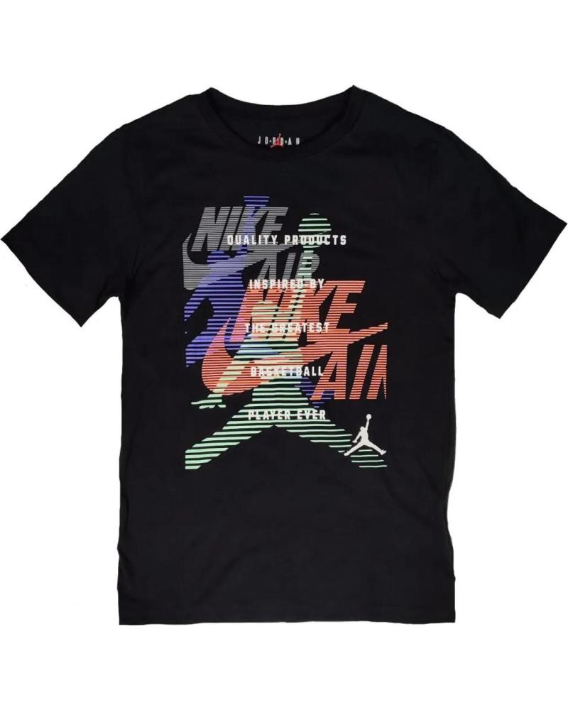 JORDAN CAMISETA JORDAN AIR STAY TUNED JUNIOR NEGRA 1