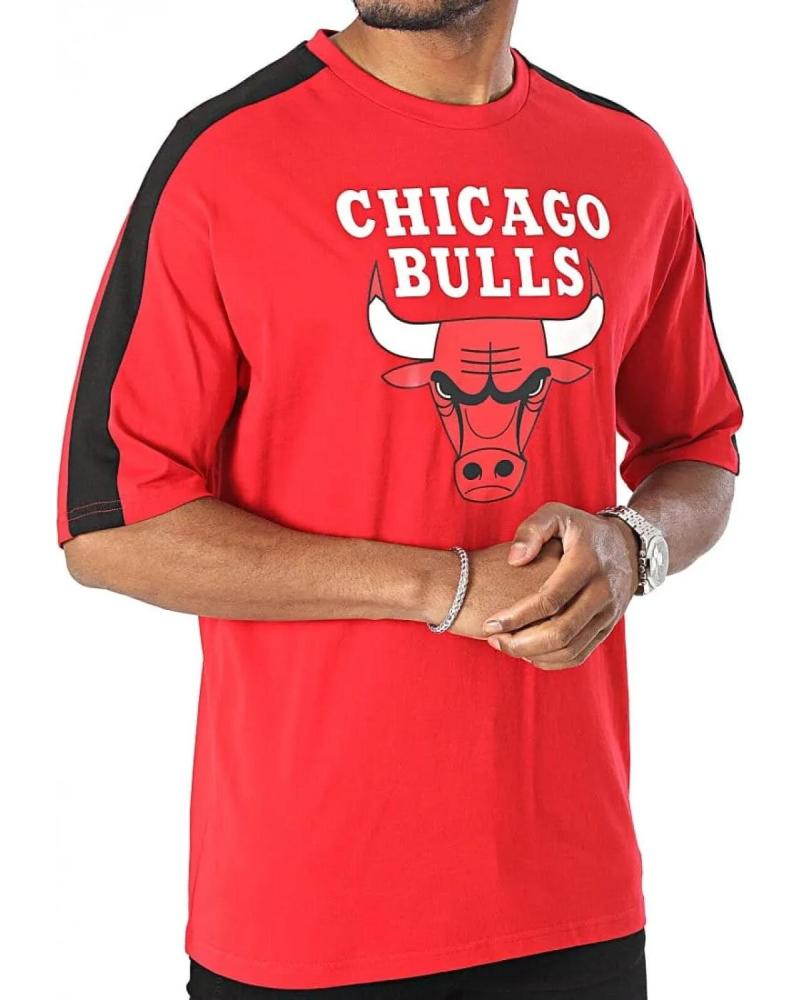 NEW ERA CAMISETA OVERSIZED COLOR BLOCK CHICAGO BULLS NEW ERA - ROJA 1