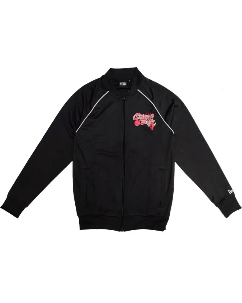 NEW ERA CHAQUETA NEW ERA CHICAGO BULLS NBA SCRIPT TRACK TOP NEGRA 1