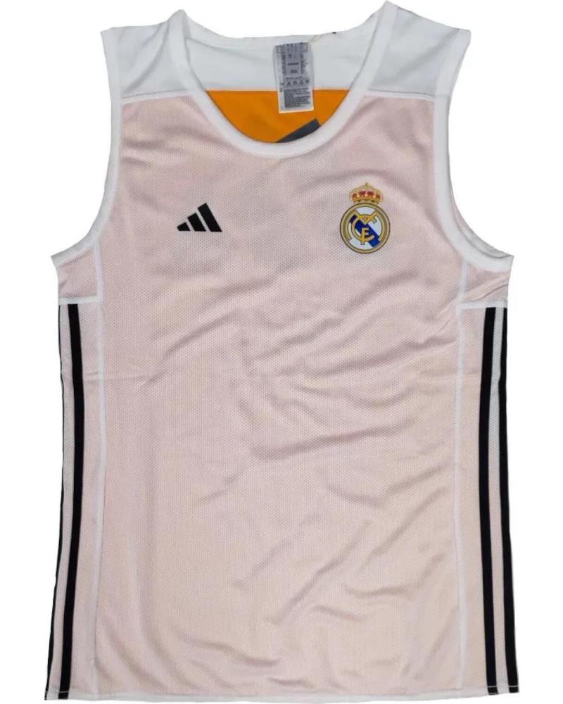 ADIDAS CAMISETA REVERSIBLE BALONCESTO REAL MADRID ADIDAS NARANJA 1