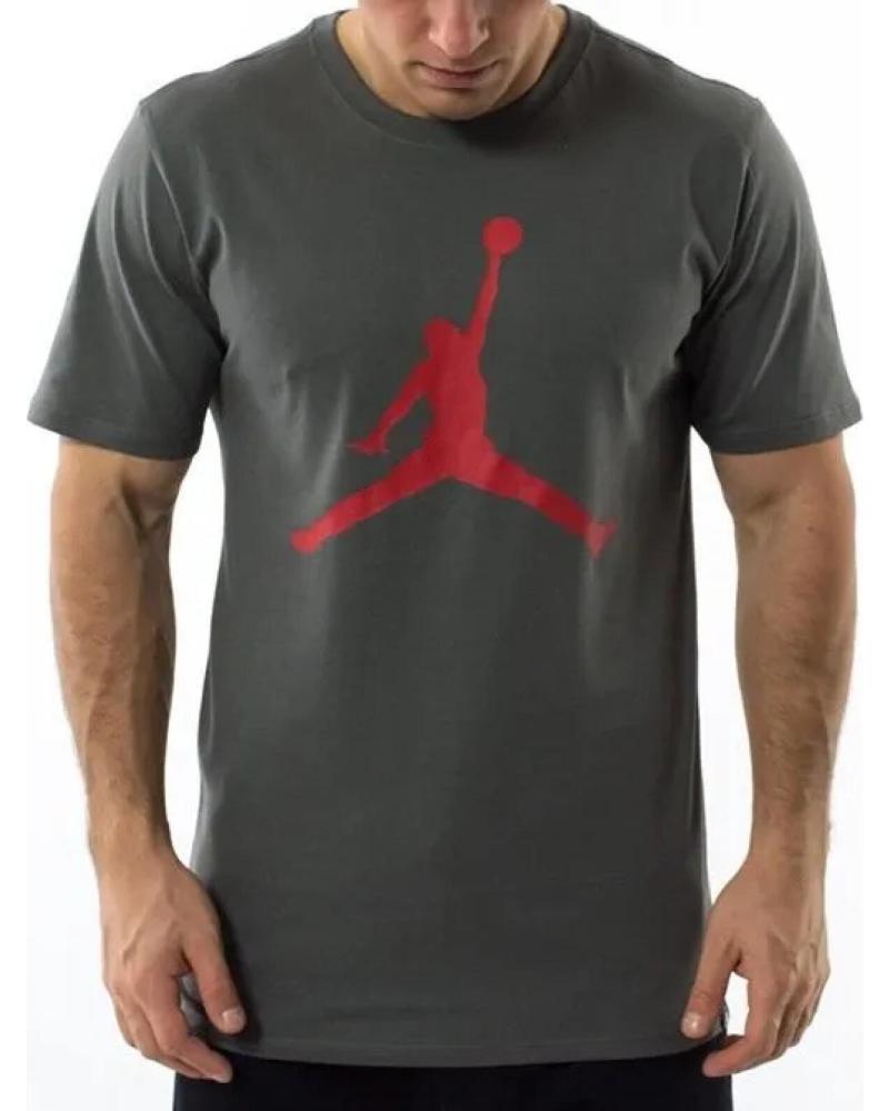 JORDAN CAMISETA JORDAN AIR ICONIC JUMPMAN GRIS 1