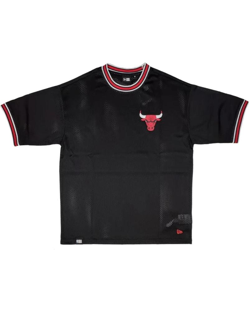 NEW ERA CAMISETA NEW ERA NBA MESH CHICAGO BULLS LOGO OVERSIZED NEGRA 1