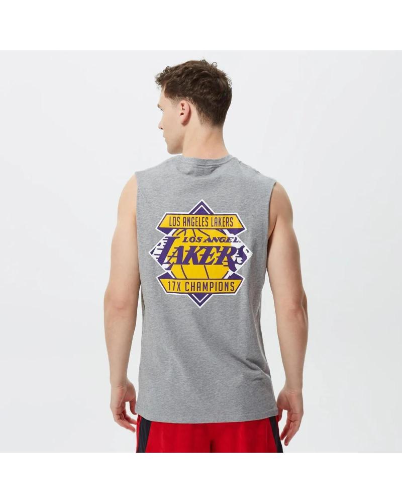 NEW ERA CAMISETA SIN MANGAS NEW ERA NBA CHAMPIONSHIP LAKERS BACK PRINT LOGO