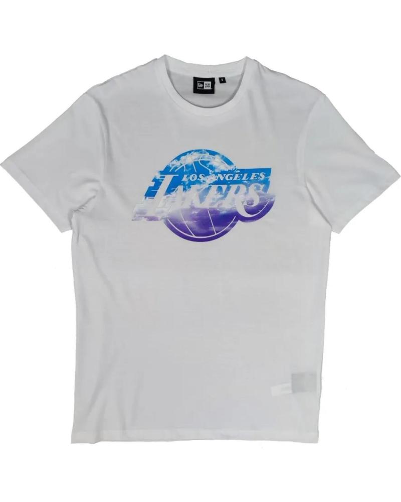 NEW ERA CAMISETA MANGA CORTA NEW ERA LAKERS NBA SKY PRINT BLANCA 1