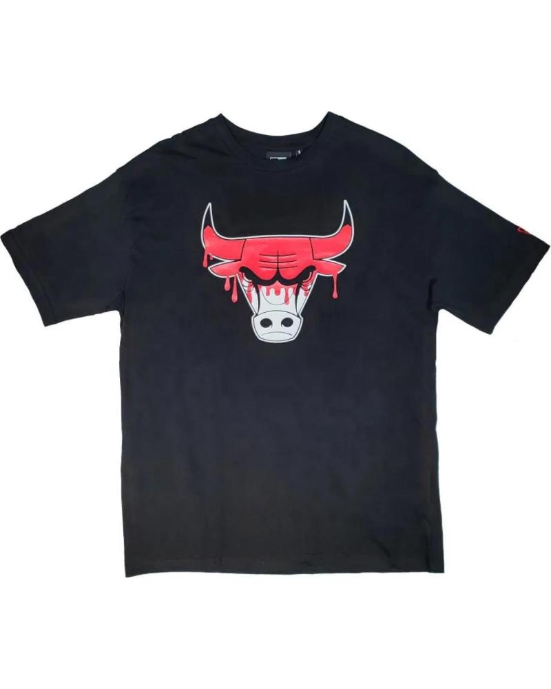 NEW ERA CAMISETA NEW ERA CHICAGO BULLS NBA DRIP LOGO OVERSIZED NEGRA 1