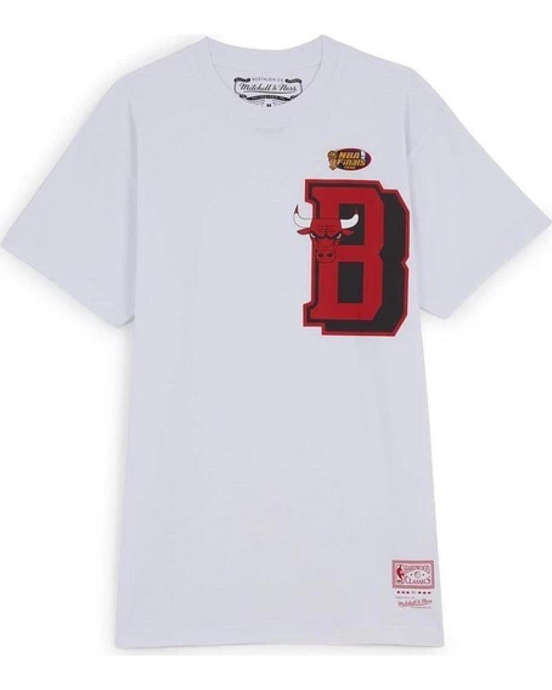 MITCHELL NESS CAMISETA MITCHELL & NESS CHICAGO BULLS BIG L BLANCA 1