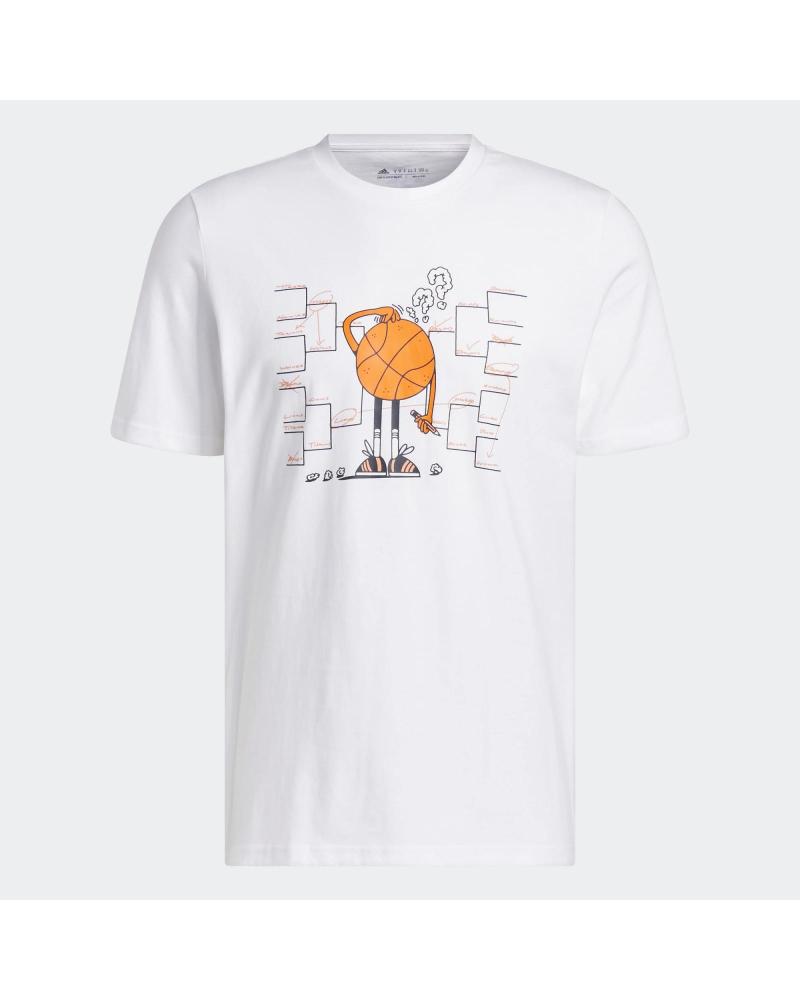 ADIDAS CAMISETA ADIDAS LIL STRIPE BASKETBALL GRAPHIC BLANCA 1