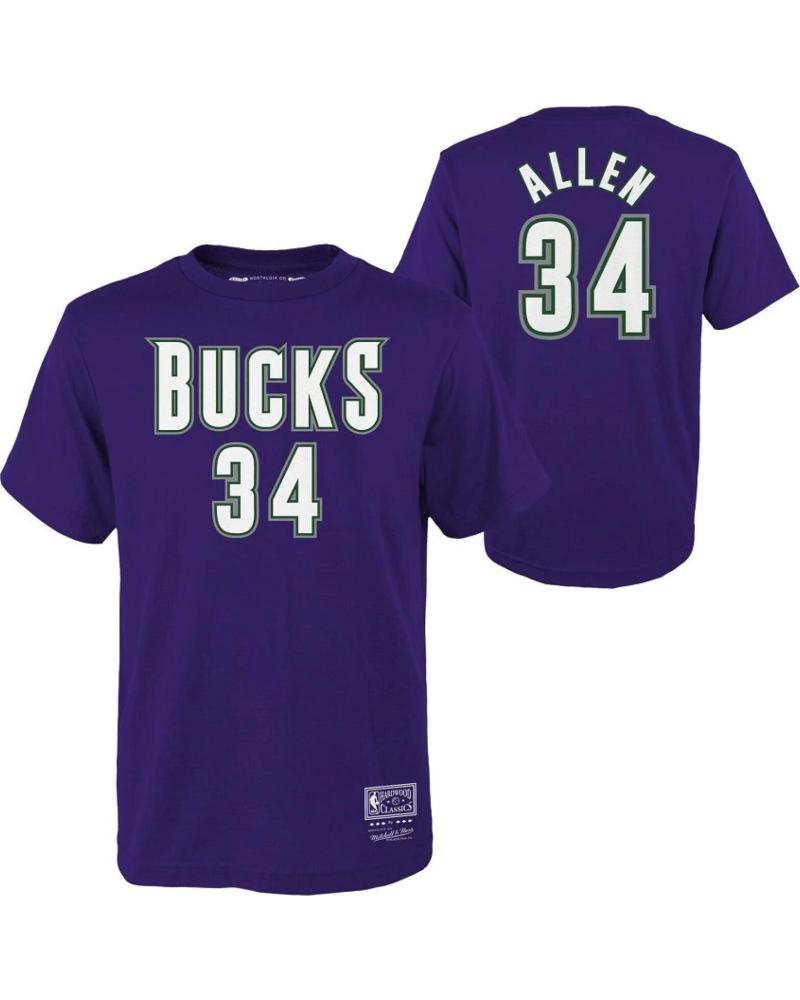 MITCHELL NESS CAMISETA MITCHELL & NESS RAY ALLEN MILWAUKEE BUCKS 34 JUNIOR 1