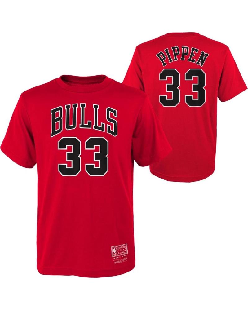 MITCHELL NESS CAMISETA SCOTTIE PIPPEN NAME NUMBER CHICAGO BULLS - JUNIOR M CAMISETA SCOTTIE PIPPEN NAME NUMBER CHICAGO BULLS - J