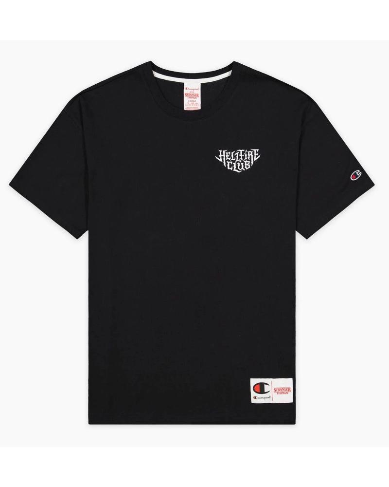 CHAMPION CAMISETA CHAMPION X STRANGER THINGS DEMOGORGON HUNTER NEGRA 1