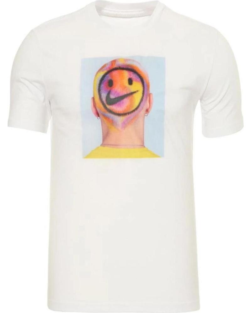 NIKE CAMISETA NIKE SPORTSWEAR SMILE SWOOSH BLANCA 1