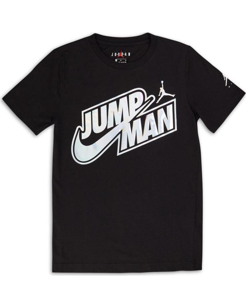 JORDAN CAMISETA JORDAN JUMPMAN IRIDESCENT NEGRA JUNIOR 1