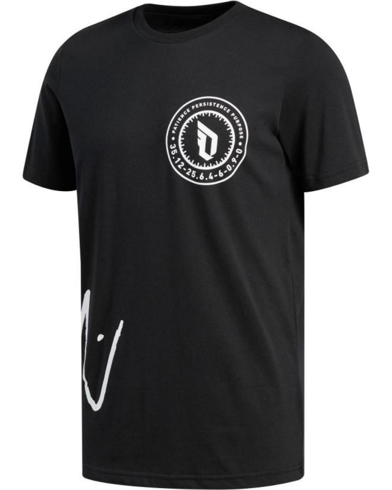 ADIDAS CAMISETA ADIDAS DAME LOGO NEGRA HOMBRE 1