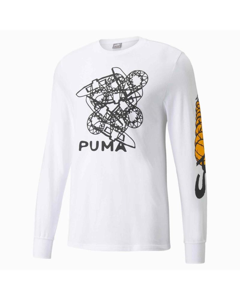 PUMA CAMISETA PUMA HOOPS 4TH QUARTER MANGA LARGA HOMBRE 1