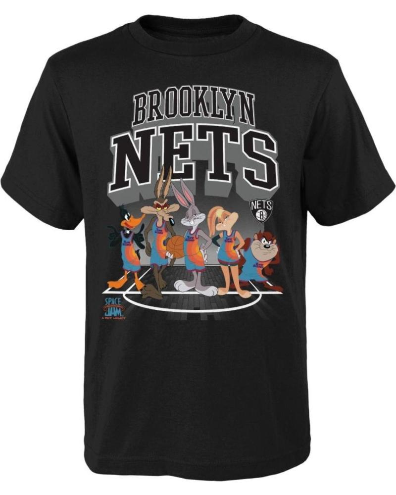 OUTERSTUFF CAMISETA OUTER STUFF SPACE JAM 2 BROOKLYN NETS TUNES ON COURT 1