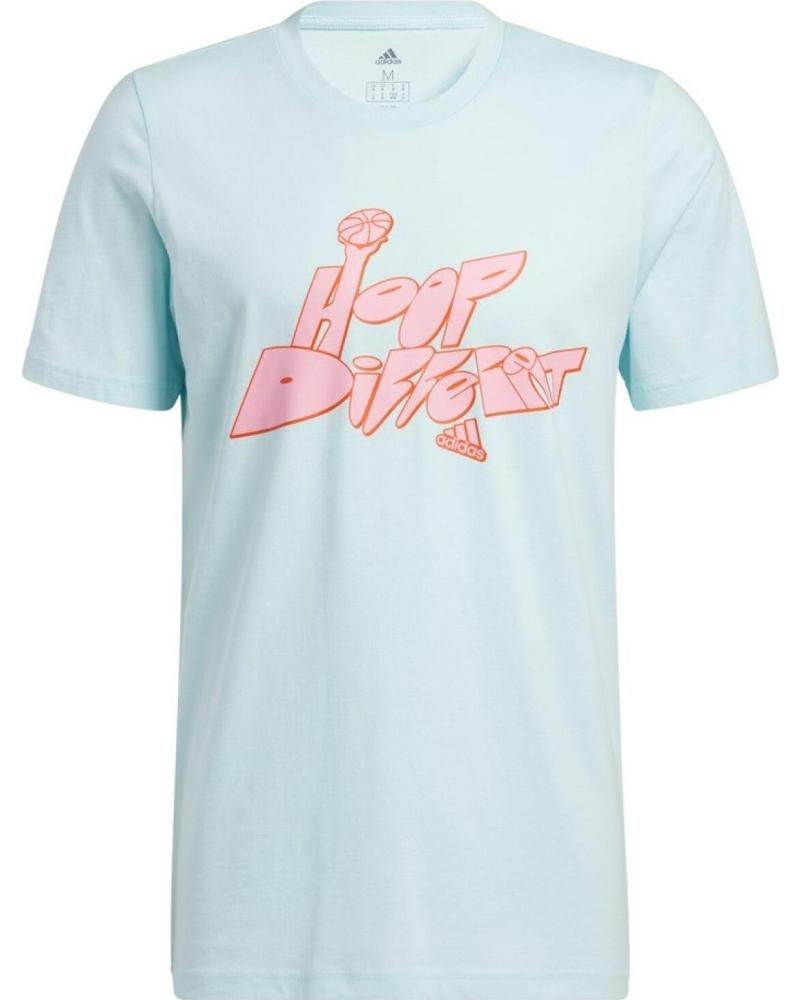 ADIDAS CAMISETA ADIDAS HOOP DIFFERENT MINT PARA HOMBRE 1