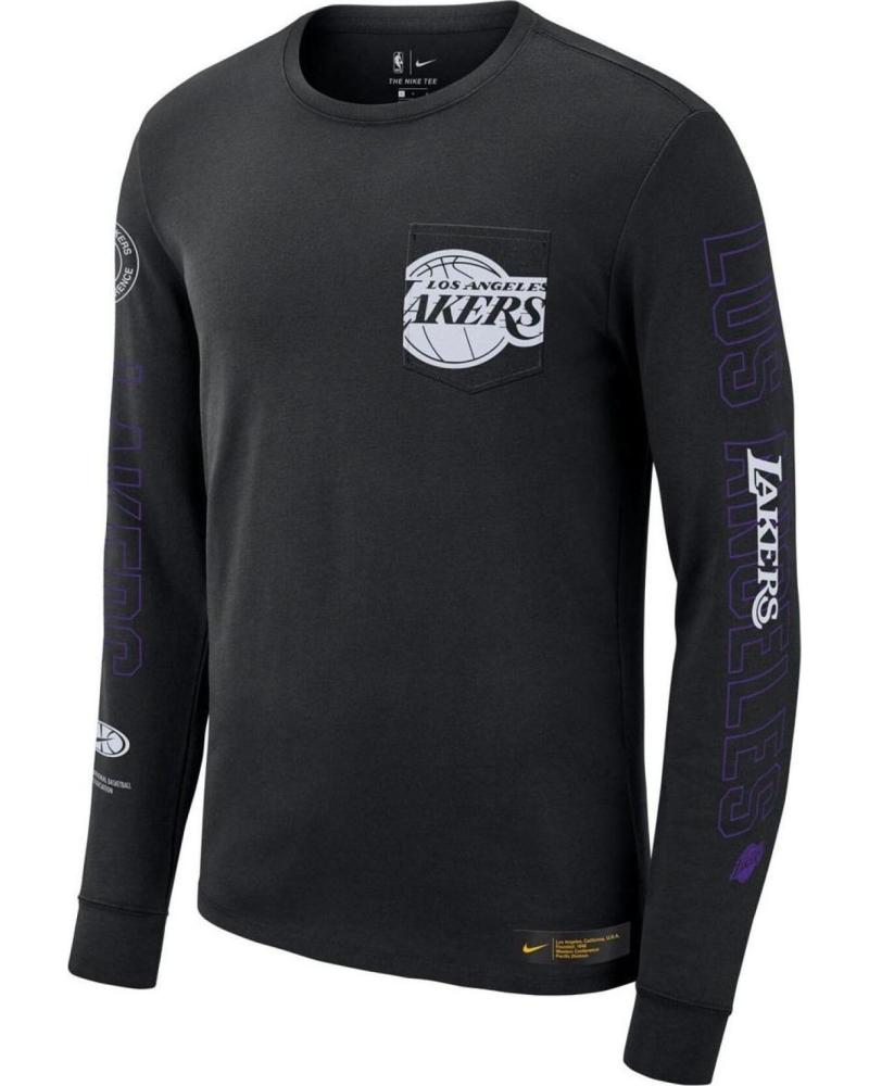 NIKE CAMISETA NIKE LAKERS COURTSIDE MANGA LARGA HOMBRE 1