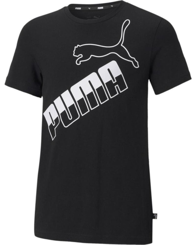 PUMA CAMISETA AMPLIFIED BIG LOGO NEGRA JUNIOR PUMA 1