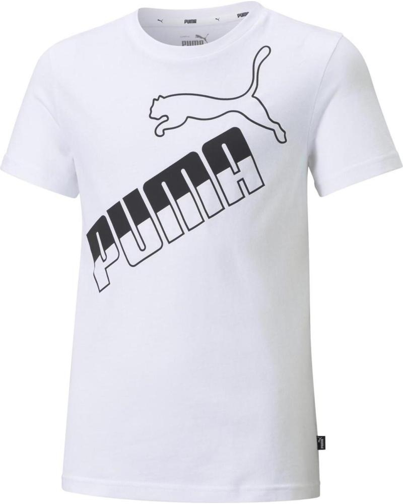 PUMA CAMISETA AMPLIFIED BIG LOGO BLANCA JUNIOR PUMA 1