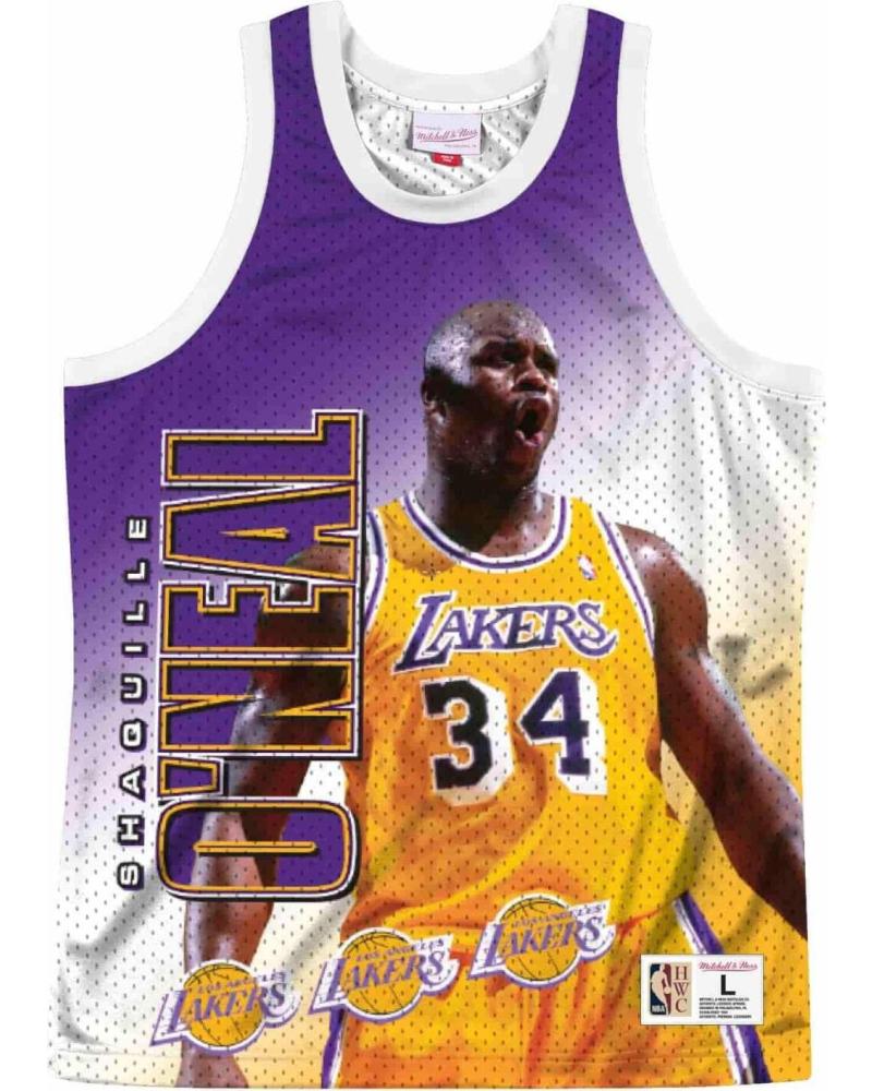 MITCHELL NESS CAMISETA SHAQUILE O´NEAL NBA BEHIND THE BACK LOS ANGELES LA CAMISETA SHAQUILE O´NEAL NBA BEHIND THE BACK LOS ANGEL