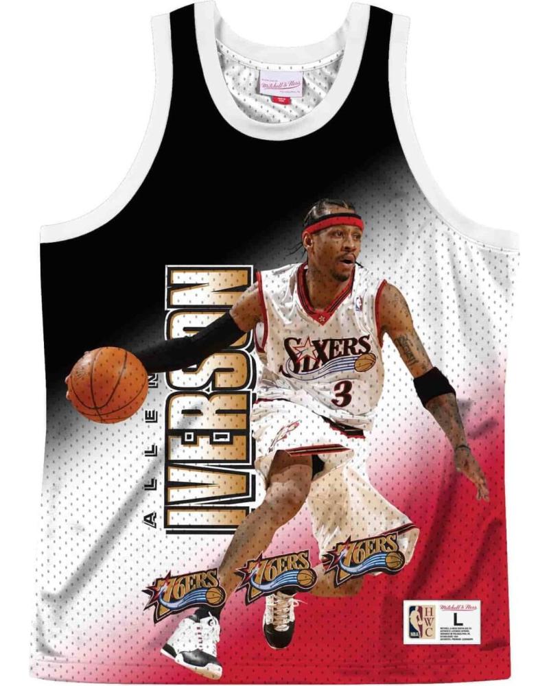 MITCHELL NESS CAMISETA ALLEN IVERSON BEHIND THE BACK PHILADELPHIA 76ERS - CAMISETA ALLEN IVERSON BEHIND THE BACK PHILADELPHIA 76