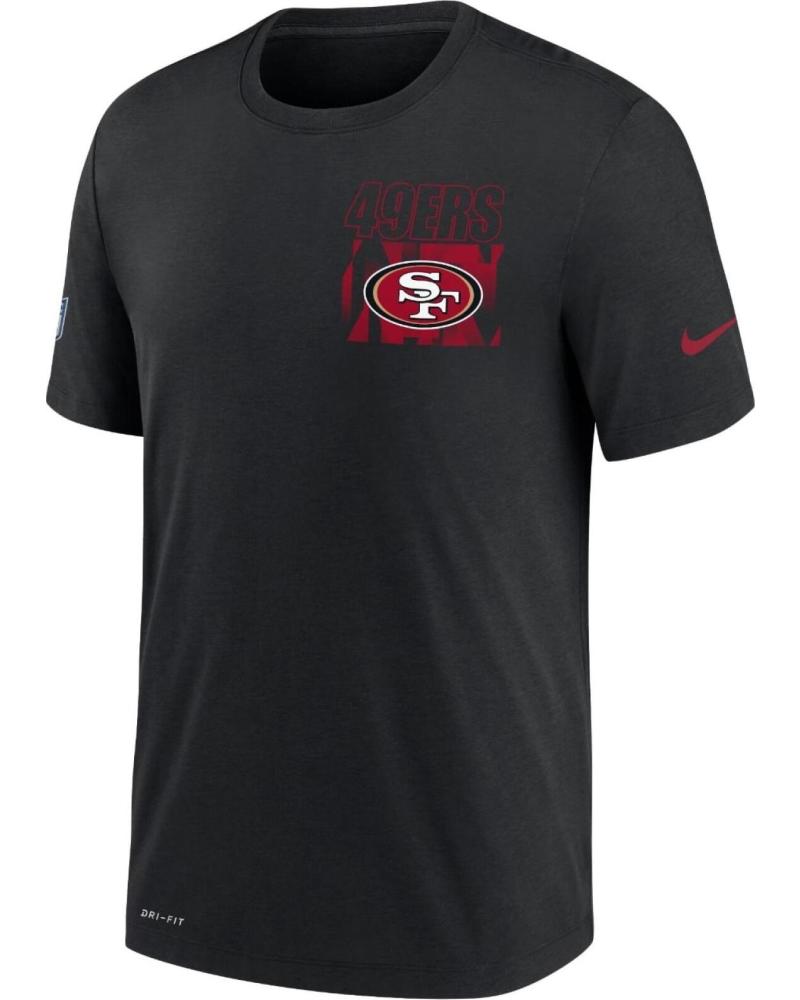 NIKE CAMISETA NIKE SAN FRANCISCO 49ERS NFL TEAM LOGO NEGRA 1