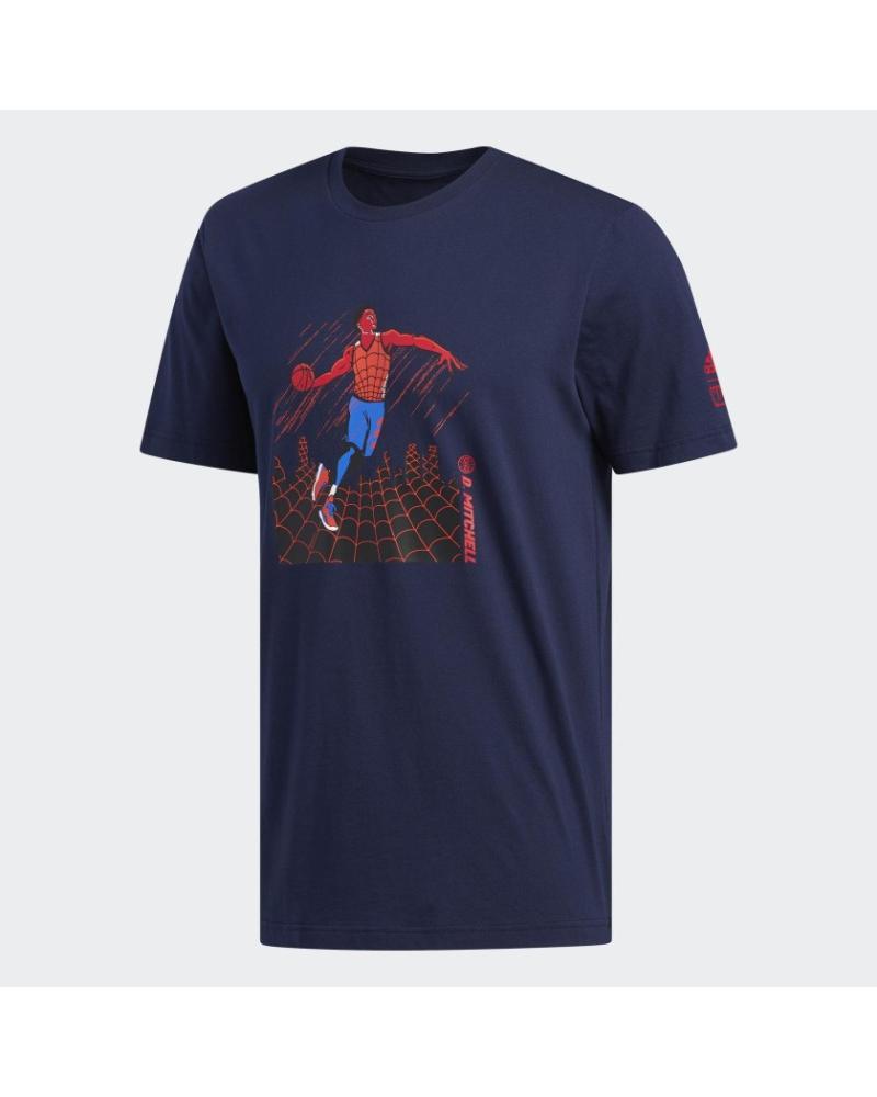 ADIDAS CAMISETA ADIDAS MARVEL SPIDER-MAN DM - AZUL MARINO 1