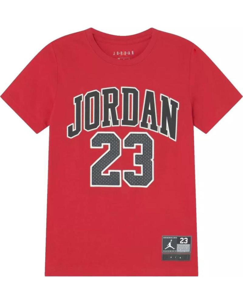 JORDAN CAMISETA JORDAN AIR JORDAN 23 PRACTICE FLIGHT PARA NIÑOS ROJA 1