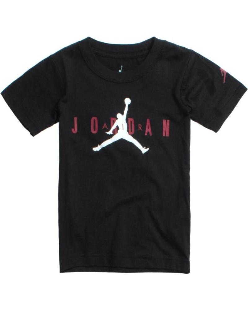 JORDAN CAMISETA JORDAN AIR BRAND NIÑO NEGRA 1