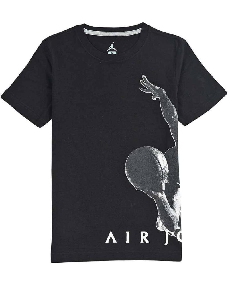 JORDAN CAMISETA JORDAN NIKE AIR FLYING DREAMS NEGRA JUNIOR 1