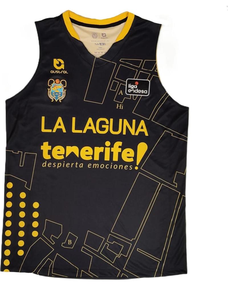 AUSTRAL CAMISETA AUSTRAL CBC LA LAGUNA TENERIFE TORRIANI ACB 2025-26 NEGRA 1