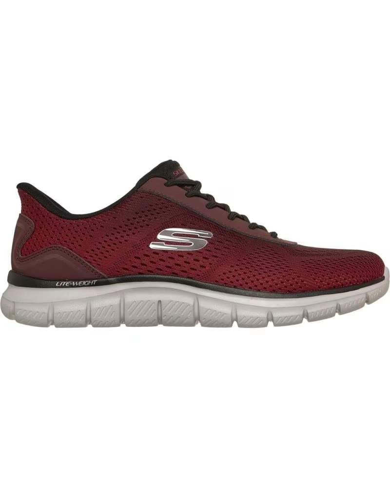 Skechers Slip-ins Track Roja Hombre Rojo