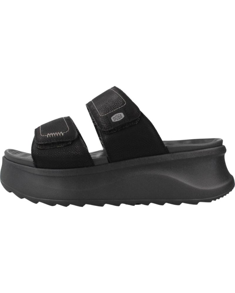 HEY DUDE SANDALIAS MUJER MODELO DELRAY SLIDE CLASSIC COLOR NEGRO BLKB SANDALIAS MUJER MODELO DELRAY SLIDE CLASSIC COLOR NEGRO BL