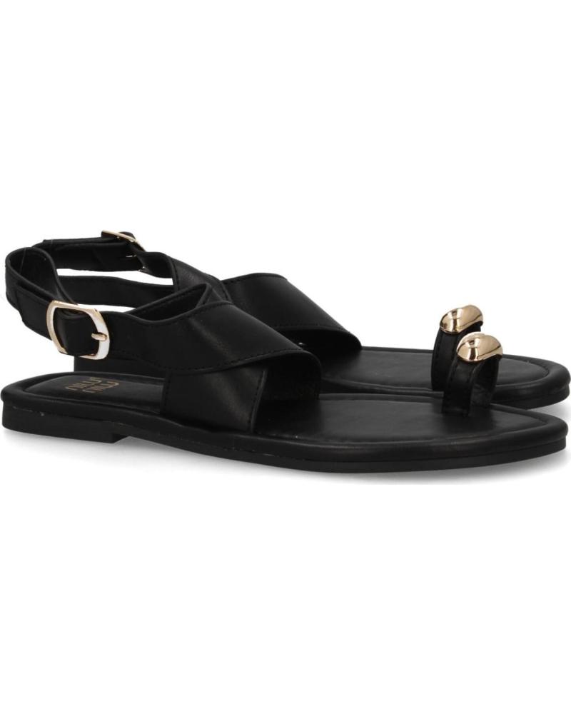 SPORT3PUNTO0 SANDALIAS NEGRAS SPORT3PUNTO0 KK-1017-NEGRO CON ADORNOS VARIOS COLORES