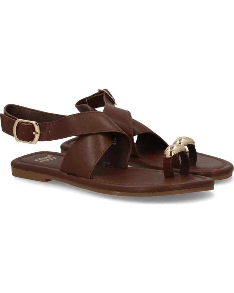 SPORT3PUNTO0 SANDALIAS MARRONES KK-1017 PARA MUJER VARIOS COLORES