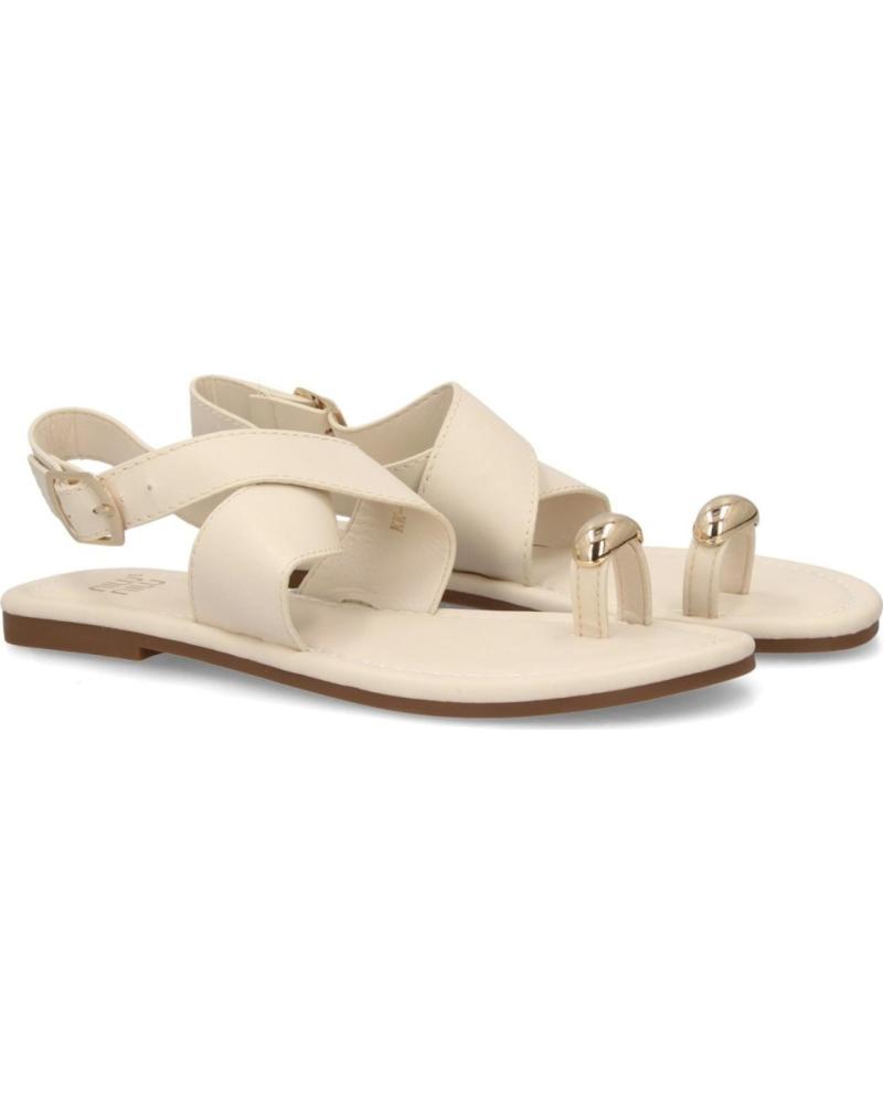 SPORT3PUNTO0 SANDALIAS PLANAS BEIS CON TIRA DE DEDO Y HEBILLA AJUSTABLE VARIOS COLORES