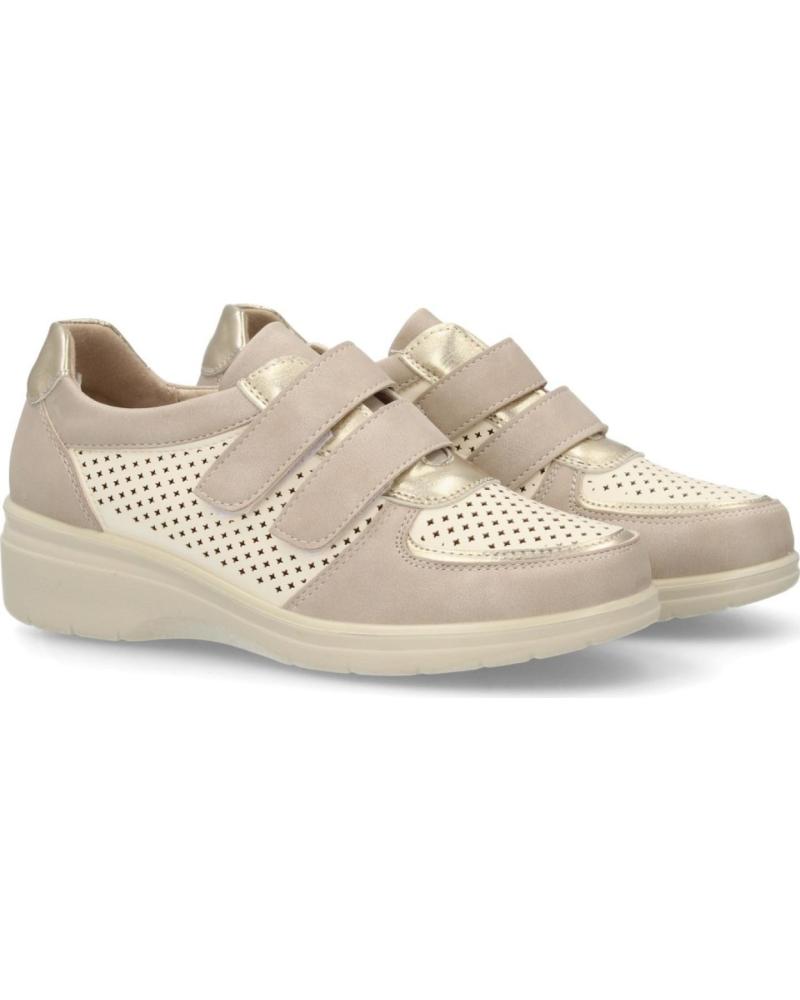 SPORT3PUNTO0 ZAPATILLAS DEPORTIVAS SPORT3PUNTO0 H6061-ORO CON DOBLE VELCRO VARIOS COLORES