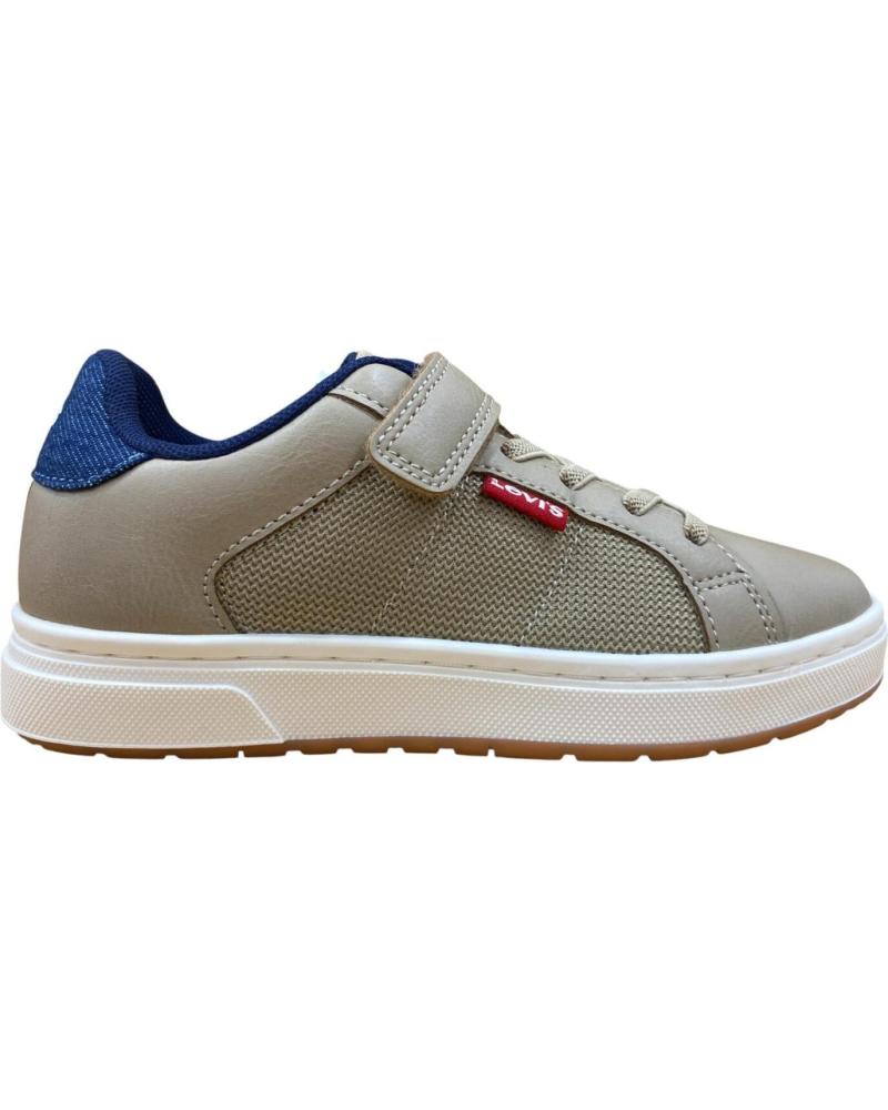 LEVIS ZAPATILLAS DEPORTIVAS CASUALES LEVI´S PIPER SR BEIGE BEIGE