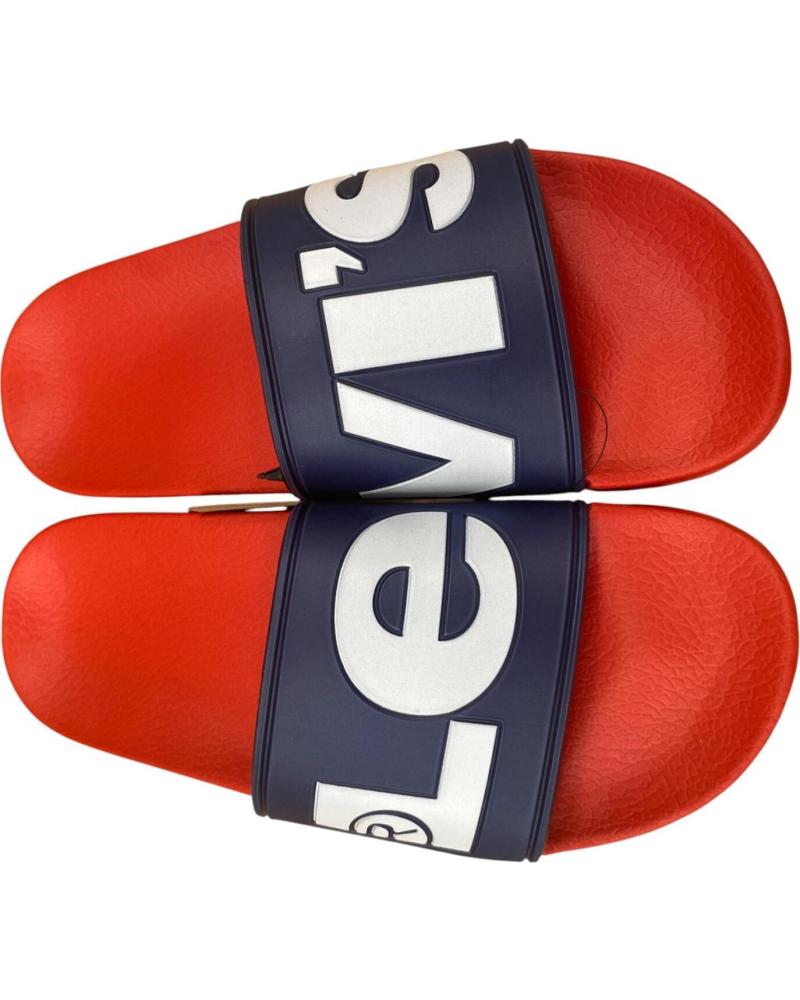 LEVIS CHANCLAS LEVI´S POOL JUNE L ROJAS ROJO