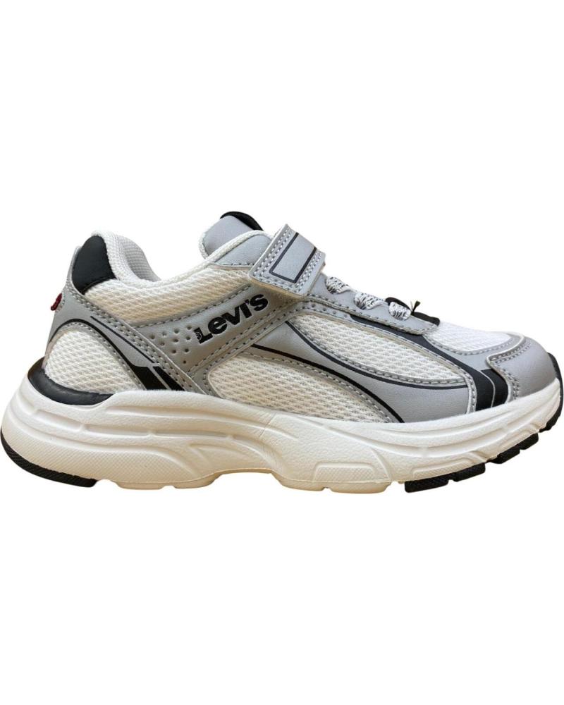 LEVIS ZAPATILLAS DEPORTIVAS CASUAL LEVI´S CURTIS VELCRO GRIS GRIS