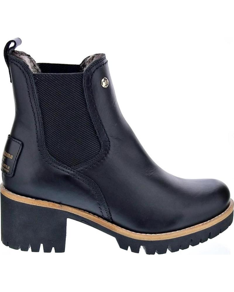 BOTINES PANAMA JACK PIA TRAV B1 MUJER PIEL NEGRO NAPA NEGRO - BLACK