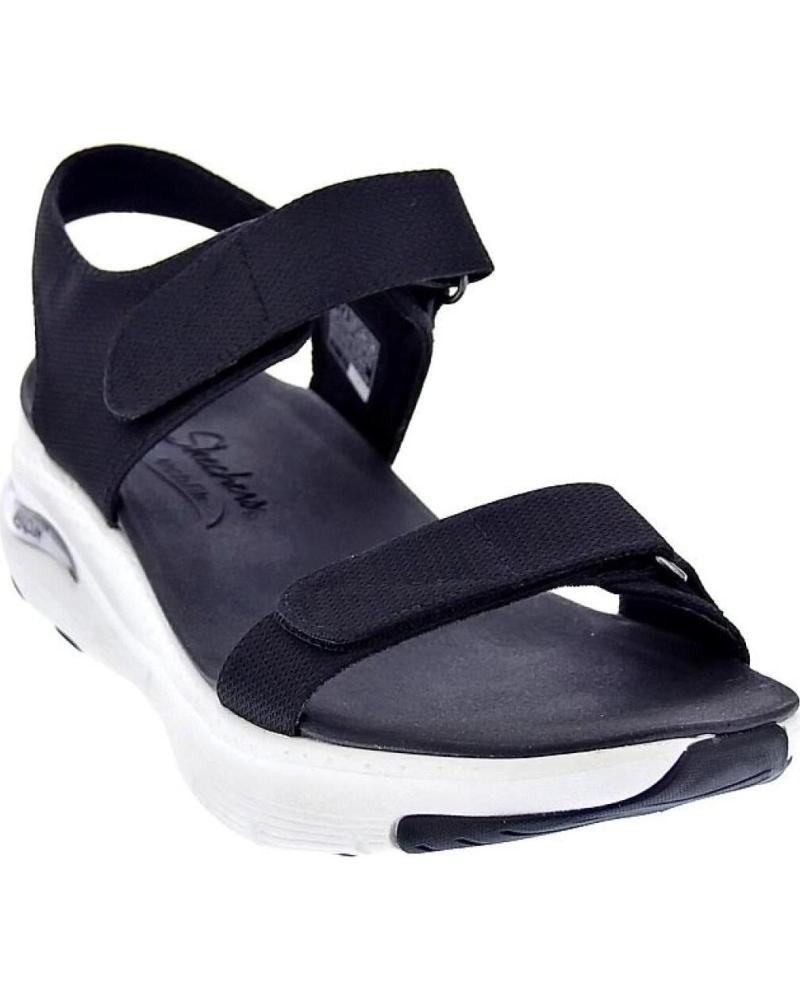 SANDALIAS SKECHERS ARCH FIT TOURISTY MUJER NEGRO NEGRO