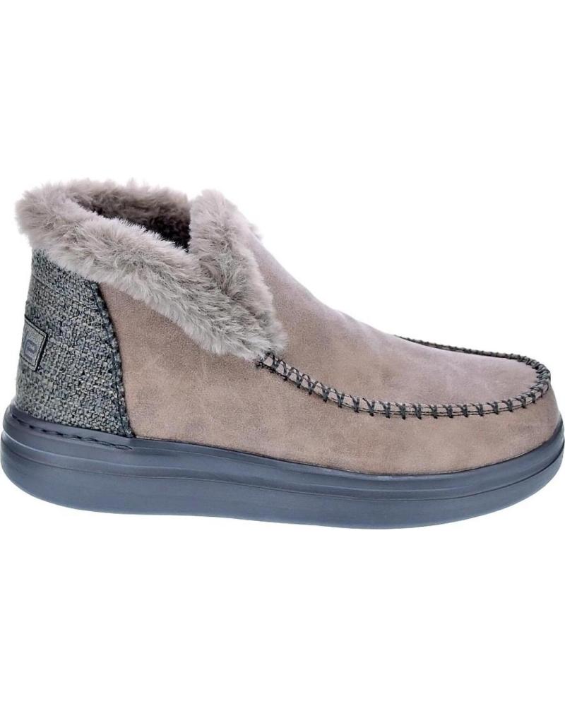 BOTINES HEY DUDE DENNY GRIP MUJER MARRÓN MARRON