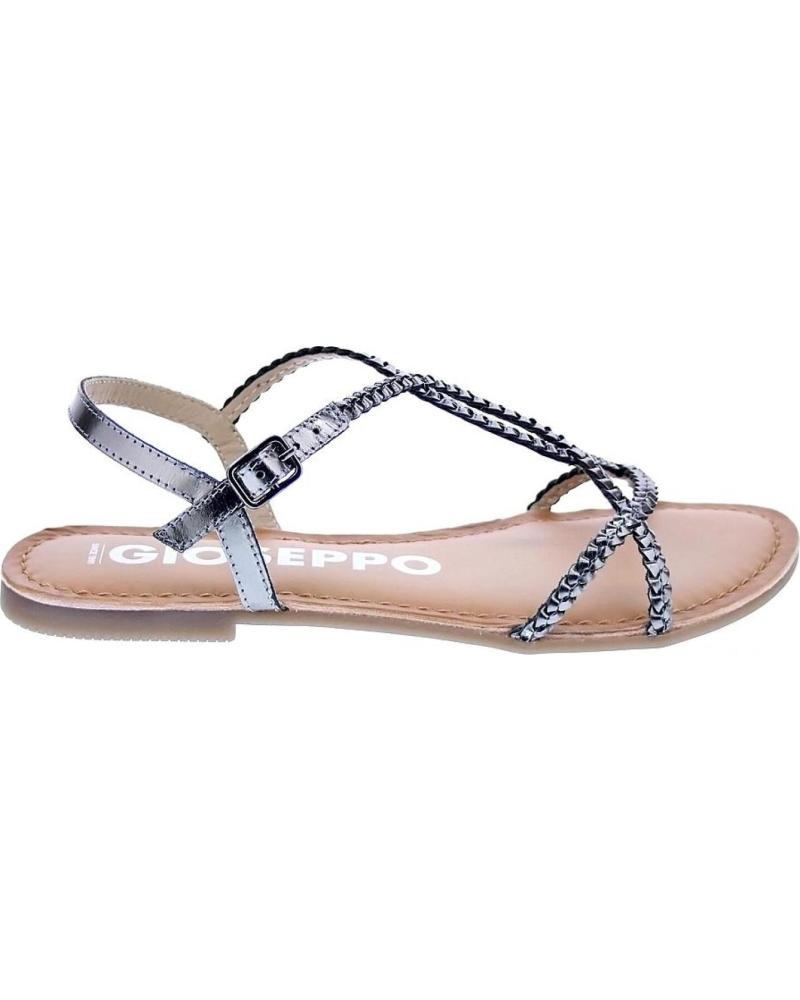 SANDALIAS GIOSEPPO NIOAQUE MUJER PLATA PLOMO