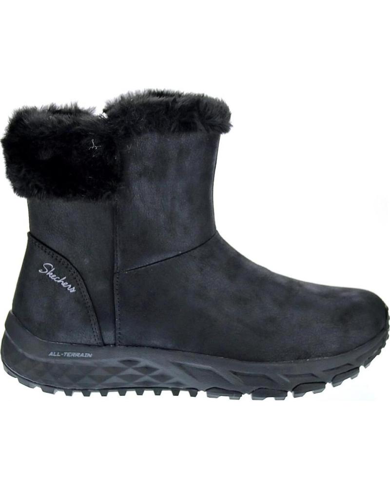 BOTINES SKECHERS COZY COLLAB 167413 MUJER NEGRO NEGRO