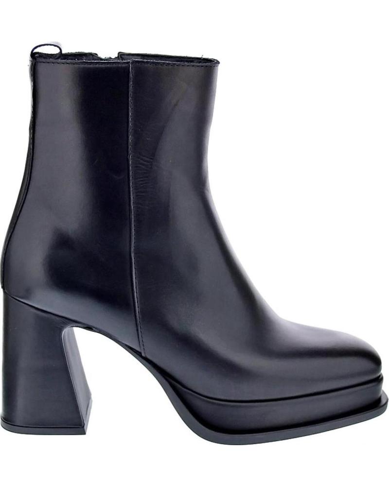 BOTINES ALPE IDANNA DE PLATAFORMA PARA MUJER EN NEGRO NEGRO