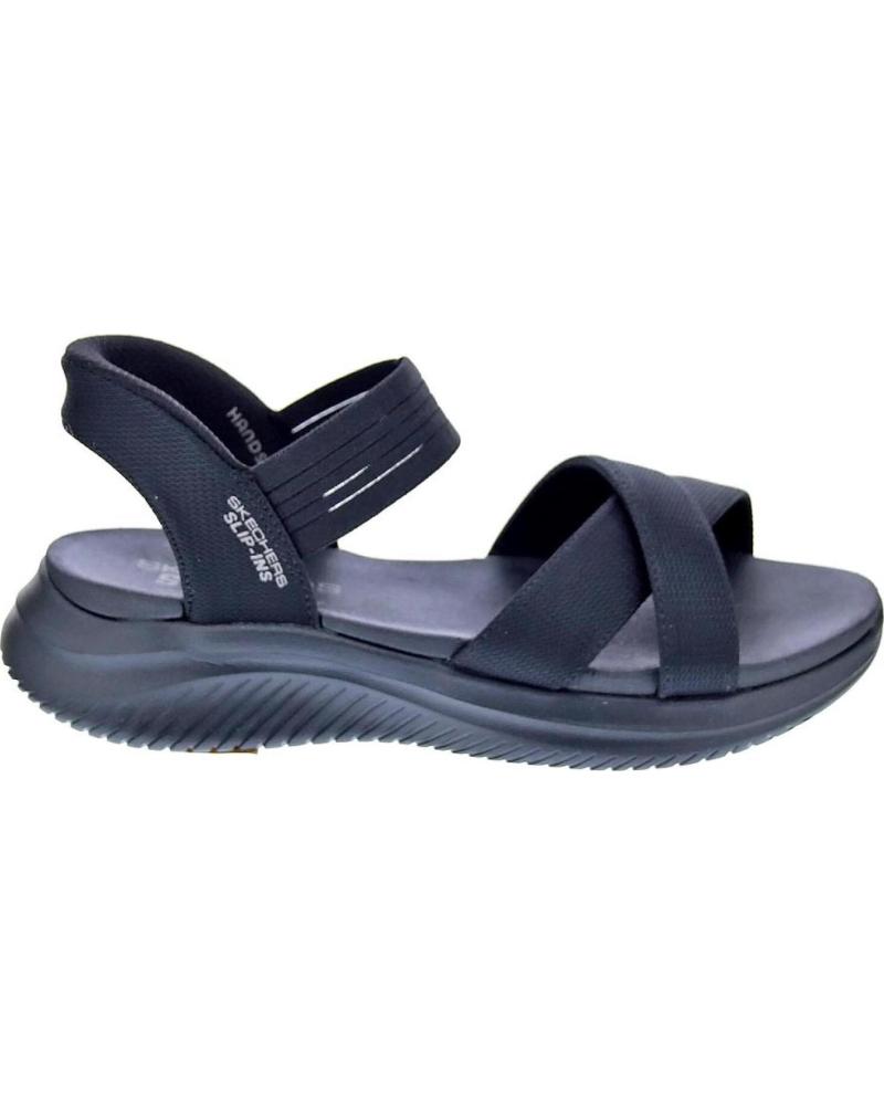 SANDALIAS SKECHERS ULTRA FLEX 30 SLIP-INS MUJER NEGRO