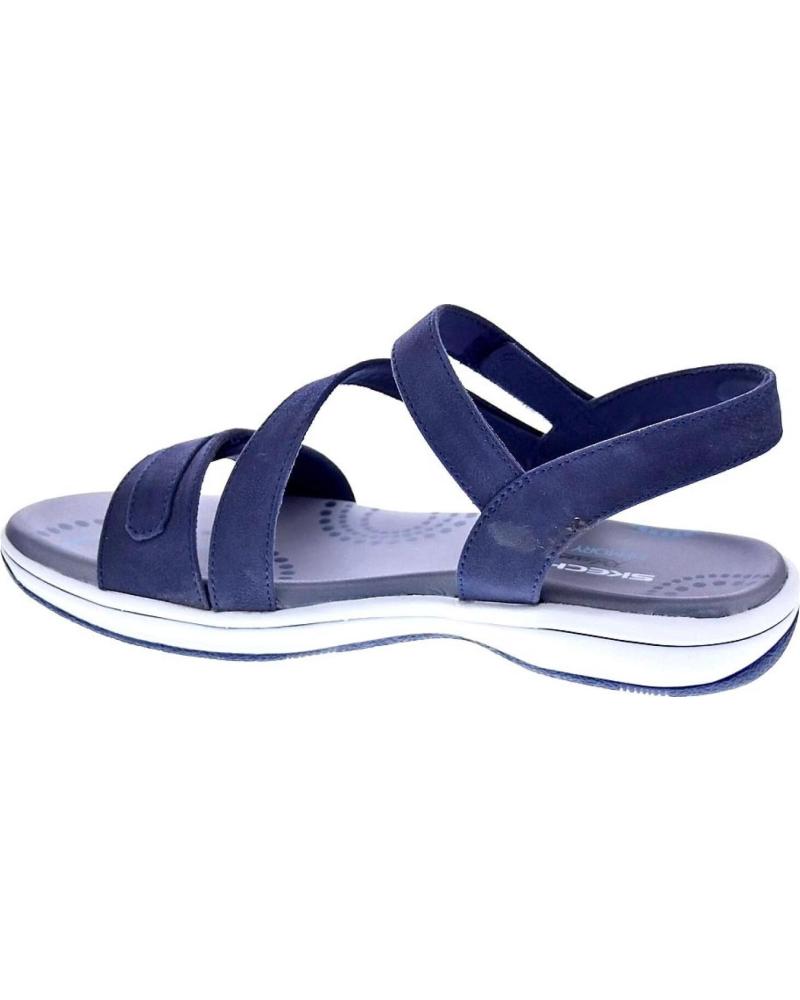 SANDALIAS SKECHERS BASIC NECESSITY 163474 MUJER AZUL AZUL